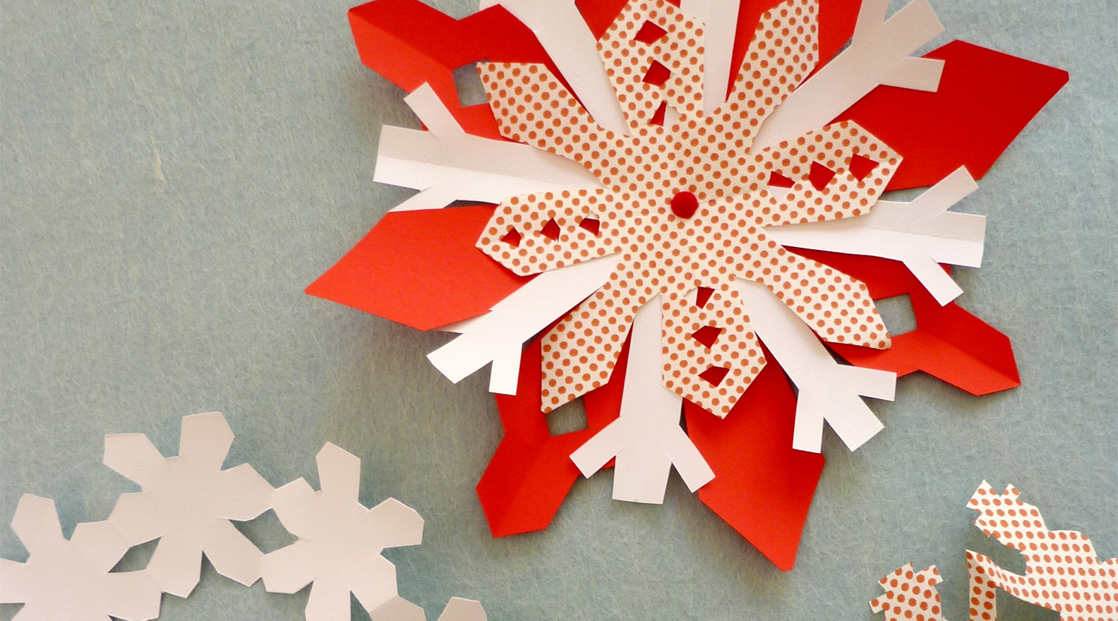 Guirlande de Noël en papier DIY
