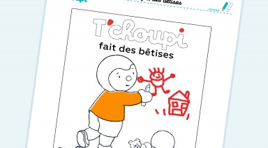 coloriage tchoupi betise