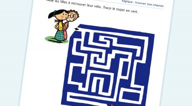 exercice labyrinthe enfant