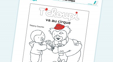 Coloriage : Tchoupi va au cirque