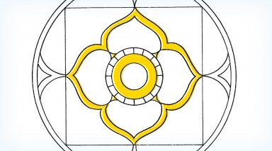 Coloriage Mandala : Les boutons d'or