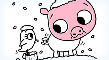 Coloriage animaux à imprimer : le cochon