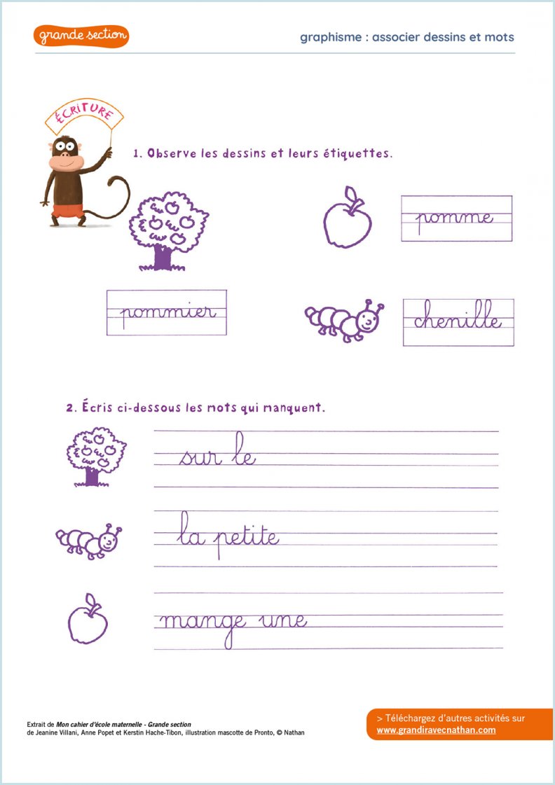 GS-associer dessins et mots