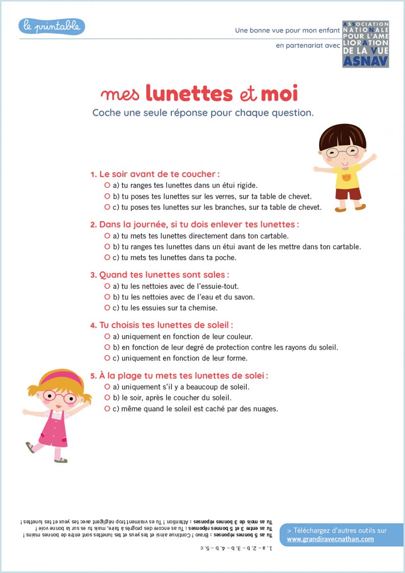 Lunettes Enfants – Grandir à Vue d'œil