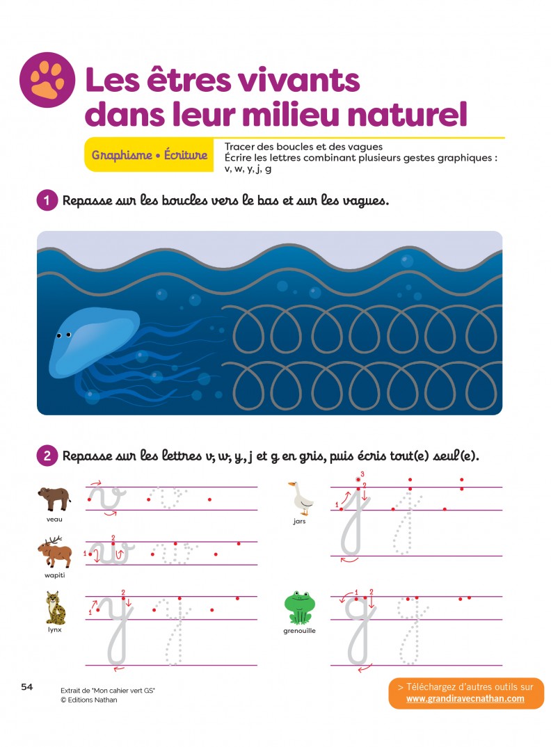 exercice maternelle grande section