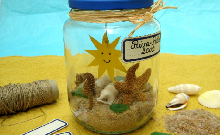 bocal à souvenir vacances