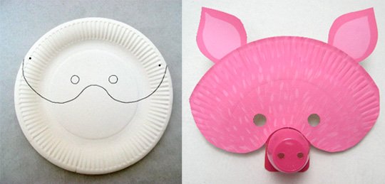 DIY : comment fabriquer des masques dans des assiettes en carton