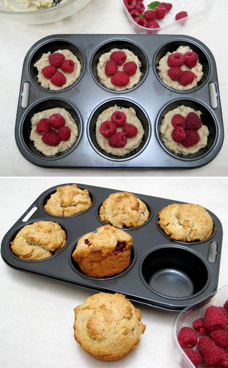 préparation des muffins