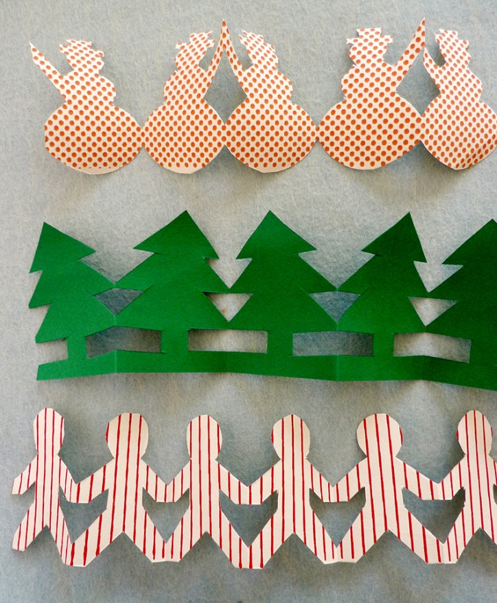 frises en papier