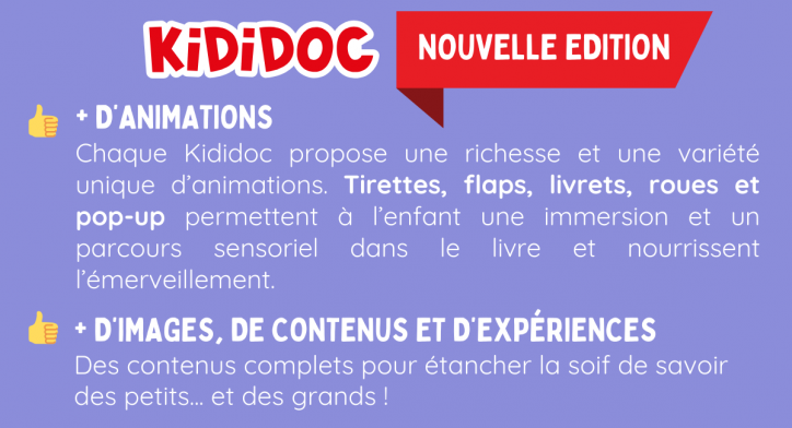 La collection Kididoc nouvelle édition