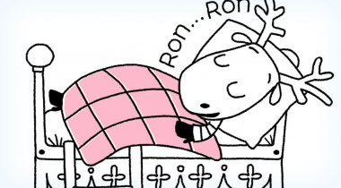 Coloriage les rennes du père noël
