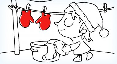 coloriage père Noel