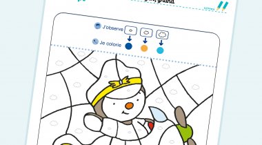 coloriage magique tchoupi