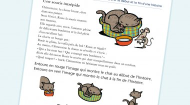 Graphisme - Petite Section - Repérer le début et la fin d'une histoire - exercice langage - maternelle Petite Section - Repérer le début et la fin d'une histoire exercice langage - maternelle Petite Section - Repérer le début et la fin d'une histoire