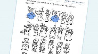 Logique - Moyenne Section - Faire des paires - jeu Logique - maternelle Moyenne Section - Faire des paires jeu Logique - maternelle Moyenne Section - Faire des paires