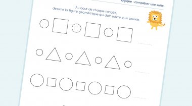 Logique - Moyenne Section - Compléter une suite - Exercice Logique - maternelle Moyenne Section - Compléter une suite Exercice Logique - maternelle Moyenne Section - Compléter une suite