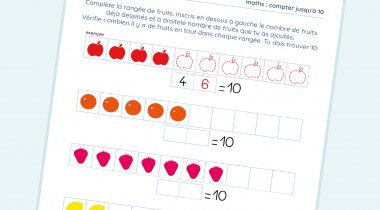 Maths - CP - Compter jusqu'à 10 - exercice Maths - CP - Compter jusqu'à 10 exercice Maths - CP - Compter jusqu'à 10