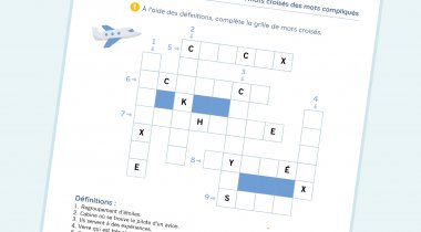 Activite ecole Français - CM2 - Mots croisés des mots compliqués - exercice Français - CM2 - Mots croisés des mots compliqués exercice Français - CM2 - Mots croisés des mots compliqués