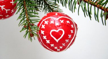 Fabriquer boules de Noël en papier maché - Boules de Noël Boules de Noël