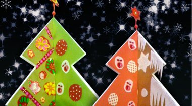 Le sapin de Noël - Le sapin de Noël en papier Le sapin de Noël en papier