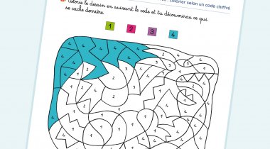 Nombres - Moyenne Section - Colorier selon un code chiffré - exercice Nombres - maternelle Moyenne Section - Colorier selon un code chiffré exercice Nombres - maternelle Moyenne Section - Colorier selon un code chiffré