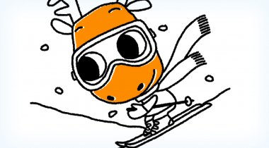 Coloriage de Noel faire du ski - Coloriage de Noel le ski Coloriage de Noel le ski