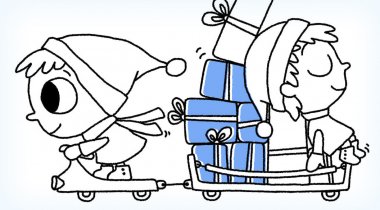 Coloriage de Noel à imprimer les lutins du pere Noel - Coloriage de Noel Les lutins du pere Noel Coloriage de Noel Les lutins du pere Noel
