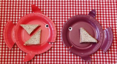 Assiette deco table enfant poisson - deco table enfant deco table enfant