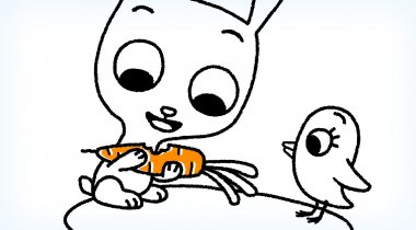 Coloriage animaux de la ferme - Coloriage animaux à imprimer : le lapin Coloriage animaux à imprimer : le lapin