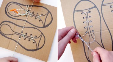 Exercice lacet - Apprendre à faire ses lacets Apprendre à faire ses lacets