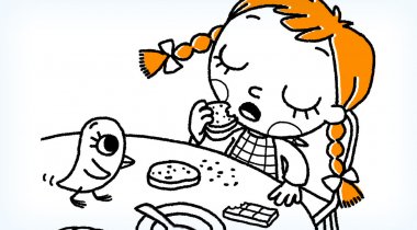 Coloriage ma journée à télécharger - Coloriage ma journée à imprimer : le goûter Coloriage ma journée à imprimer : le goûter