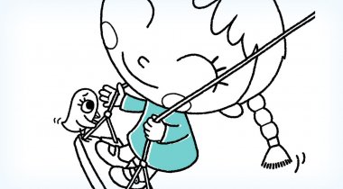 Coloriage ma journée à télécharger - Coloriage ma journée à imprimer : la balançoire Coloriage ma journée à imprimer : la balançoire